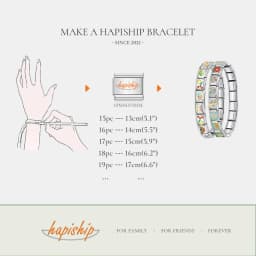 Hapiship Fashion Key Paper Clip Star Snowflake Shiny CZ Charm Links Fit 9mm Stainless Steel Bracelet DIY Making Jewelry DJ441