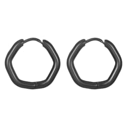 Fashion Minimalist Gold Color Stainless Steel Heart Earrings For Women Girl Simple Punk Hoop Earrings Piercing Korean Jewelry