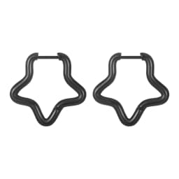 Fashion Minimalist Gold Color Stainless Steel Heart Earrings For Women Girl Simple Punk Hoop Earrings Piercing Korean Jewelry