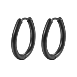Fashion Minimalist Gold Color Stainless Steel Heart Earrings For Women Girl Simple Punk Hoop Earrings Piercing Korean Jewelry