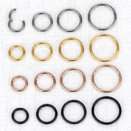 1Pc 316L Stainless Steel Nose Ring Septum Piercing Nose Clip Hoop For Women Men Ear Cartilage Pircing Earring HelixCliker Ring