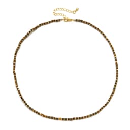 ZMZY Vintage Unique New Natural Stones Simple Choker Necklaces Women Beaded Collar Necklace Designer Jewelry Bijoux