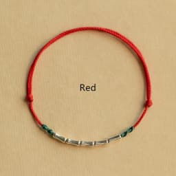 Handmade Silver Color Bracelet Lucky Bamboo Bangle Women Men Lovers' Best Friends Lucky Bracelet Anklet Size Adjust Drop Shippin
