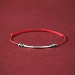 Handmade Silver Color Bracelet Lucky Bamboo Bangle Women Men Lovers' Best Friends Lucky Bracelet Anklet Size Adjust Drop Shippin