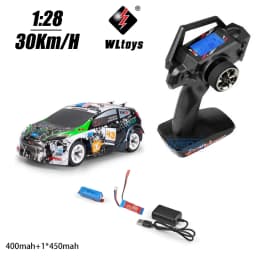 Wltoys RC 1/28 30Km/H 284131 K989 With Upgrade LCD Remote Control High Speed Racing Mosquito 2.4GHz Off-Road RTR Rally Drift Car
