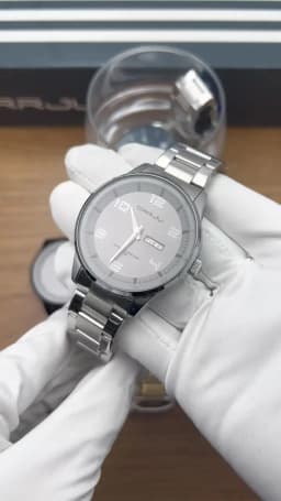 CRRJU Business Men Luxury Watches Stainless Steel Quartz Auto Date Clock with Luminous Hands Relogio Masculino