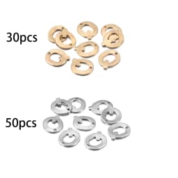 26/50pcs Stainless Steel Gold A-Z Letter Pendant Alphabet Charms Women Bracelet Earring For DIY Jewelry Pendant Making Supplies