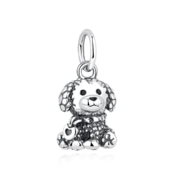 Original 925 Sterling Silver Charms Dog Cat Paw Print Love Pendant Beads Fit Brand Bracelet Necklaces Diy Jewelry For Women