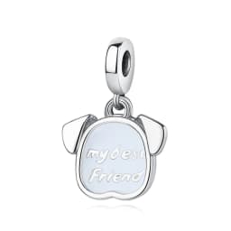 Original 925 Sterling Silver Charms Dog Cat Paw Print Love Pendant Beads Fit Brand Bracelet Necklaces Diy Jewelry For Women