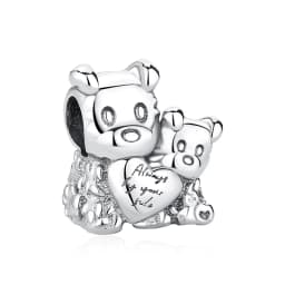 Original 925 Sterling Silver Charms Dog Cat Paw Print Love Pendant Beads Fit Brand Bracelet Necklaces Diy Jewelry For Women