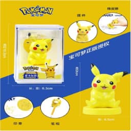 9 Style Pokemon Action Figures Toys Pikachu Squirtle Cubone Seal Cartoon Series Anime Model Ornaments Birthday Gift