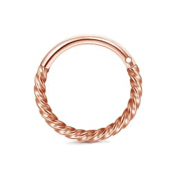 Drperfect 16G Septum Ring Jewelry Earrings Stainless Steel Hoop Nose Rings for Women Helix Tragus Lip Cartilage Septum Piercing