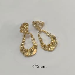 Trendy Korean Minimalist Statement Clip Earrings Jewelry Elegant Gold Color Goemtric Clip Earrings Without Piercing for Women