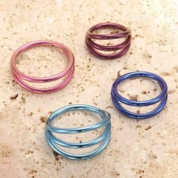 ASTM F136 Titanium 3 Layer Hinged Septum 16G 18G Nose Ring Nose Piercing Helix Cartilage Tragus Earrings Piercing Body Jewelry