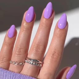Almond Mid-length Black Fake Nail Solid Color Press on Nails Simple Full Cover Artificial Nail For Girls Nail Extension 24Pcs