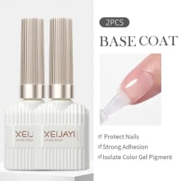 XEIJAYI Clear Building Nail Gel Nail Polish For Strengthener Gel Extension Gel Base Coat In A Bottle Soak Off UV LED Gel Nail
