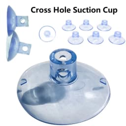 20/30/40mm Suction Cup with Holes Sucker for Flag Balloon Cat Toy Suction Cup PVC Sucker Pads for Glass Decor Wedding Car