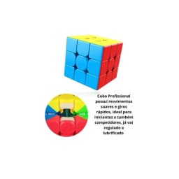 Cubo Mágico Profissional 3x3x3 Original Speed Gold Edition