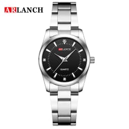 Luxury Women's Watch 29mm Fashionable Stainless Steel Rhinestone Pink Minimalist Girl Clock Outdoor Travel Women Wrist Watches