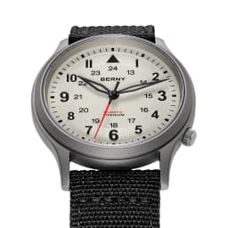 BERNY Titanium Watches for Men Classic Mens Field Watch Easy Read Outdoor Quartz Wristwatch Super Luminous Sapphire 5ATM