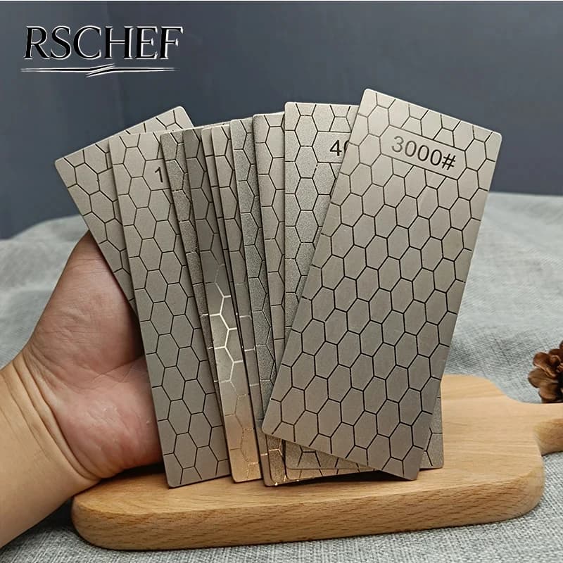 Diamond Whetstone 240# 800# 2000# 3000# Honeycomb Sharpening Blade Sharpen The Blade Knife Sharpener Ultra-thin Sharpening Stone