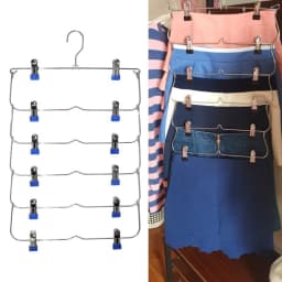 Multi Functional Folding Multi-Layer Pants Rack, Hanger, Household Anti Slip And Seamless Wardrobe Storage Tool