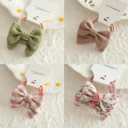 Children's Headwear Hair Accessories for girls, Elastic Hair Bow for baby, Cute Hair ties, Lovely Hair Rope