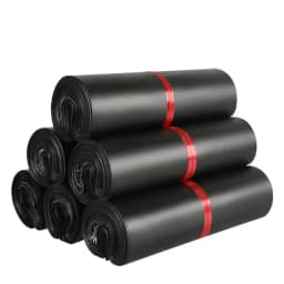 INPLUSTOP 20Pcs/lots Mailing Bags Poly Envelope Packaging Delivery Bag Biodegradable Black Matte Clothes Parcel Storage Pouch