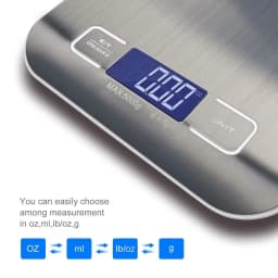 5kg/10kg Digital Kitchen Scale LED Display 5kg/1g Stainless Steel Panel Electronic Scales Home Jewelry Food Snacks Weighing