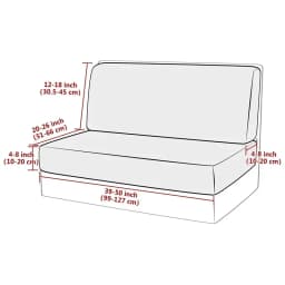 2 Pcs/set Polar Fleece RV Dinette Cushions Covers Stretch Couch Cover Booth Seat Covers RV Camper Car Bench Backrest Cover