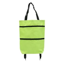 Portable Foldable Shopping Cart with Wheels Lightweight Grocery Trolley for Home Use Backpack Style Hand Pull Cart