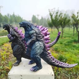 2024 New Godzilla VS King Kong Action Anime Figurie Large Godzilla King Ghidorah Soft Glue Monster Doll Model Ornaments Toys