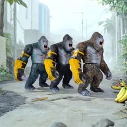 2024 New Godzilla VS King Kong Action Anime Figurie Large Godzilla King Ghidorah Soft Glue Monster Doll Model Ornaments Toys