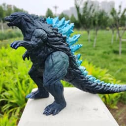 2024 New Godzilla VS King Kong Action Anime Figurie Large Godzilla King Ghidorah Soft Glue Monster Doll Model Ornaments Toys