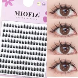 1 Box/160 Bunches Mink Eyelashes Natural 3D Russian Individual Eyelash Extension MS Eyelash Cluster Makeup Tool Lashes Wholesale
