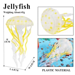 Oenux Ocean Animals Model Coral Jellyfish Ammonite Anemone Sea Scorpion Action Figures Mini Home Decoration Kids Education Toy