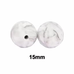 Lofca 40pcs 12/15mm Silicone Beads Polyhedron Bpa Free For Jewelry Making DIY Keychain Necklace Jewelry Accessories