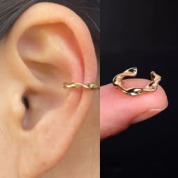 1Pc New Crystal CZ Clip On Earring Leaf Ear Cuff Without Piercing Helix Cartilage Ear Clip Ear Wrap For Women Teen Party Jewelry