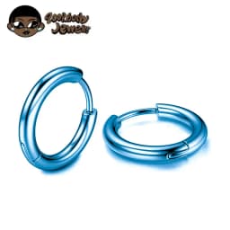 1 Pair Implant Grade F136 Titanium Minimalist Huggie Hoop Earrings Helix Rook Lobe Conch Simple Hoops Ear Piercing 8/10/12mm