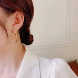 2022 New Trendy Simple Multiple Hoop Earrings For Woman Girls Geometric Irregular Fashion Earrings Party Jewelry