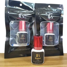 IB Expert Glue 1S Fast Drying Strong False Lash Glue Retention 5-6 Week 5ml Korea Professional Eyelash Extension Glue Wholesale