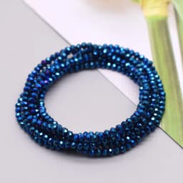 New 2 3 4mm Dyeing Rondelle Crystal Glass Beads Summer Color Faceted Loose Spacer Glass Beads for Jewelry Making DIY Necklace