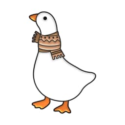 Happy Winter Enamel Pins Custom Bird Cat Fox Turtle Goose Brooches Lapel Badges Animal Sweater Jewelry Gift for Kids Friends