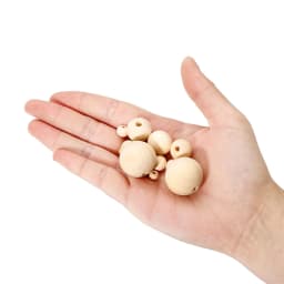 4-30mm 5-1000Pcs Natural Wood Beads Round Loose Spacer Bead Charms for DIY Bracelet Necklace Jewelry Making Handmade Accessories