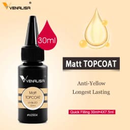 Venalisa 30ml/225g Thick Base Coat Reinforce Gel Super Quality Refill Package Soak Off UVLED No Wipe Long Wear Matt Tempered Top