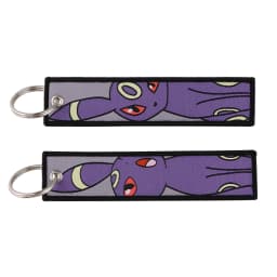 Anime Cute Animal Jet Tag Embroidery Keys Tag Women Keyring Cartoon Car Keys Fashion Jewelry Accessories Kids Gifts 1PCS