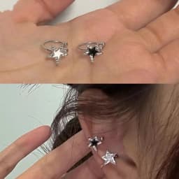 New Creative Star Earring Fashion Earrings Gifts for Women Cute Mini Little Star Earrings Holiday Jewelry