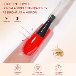 AS Rubber Base Coat UV Gel Colorful Gel Nail Polish Semi Permanent Tempered Top Coat UV LED Nail Art Manicure Nail Varnish