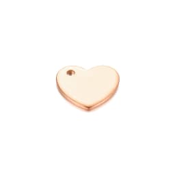 100pcs Stainless Steel Small Heart Charms for DIY Necklace Bracelet Anklet Jewelry Making Handcrafted Accessories