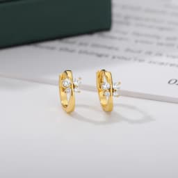 Stainless Steel Earrings For Women 2023 Trending Gold Color Butterfly Hoop Earrings New in Femme Girls Luxury Jewelry aretes